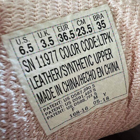 Skechers D'Lites Spring Bloom Pink Floral Embroidered Sneakers Memory Foam 6.5 - Picture 8 of 8